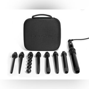 NuMe Octowand 8-in-1 Black Curling Wand Set